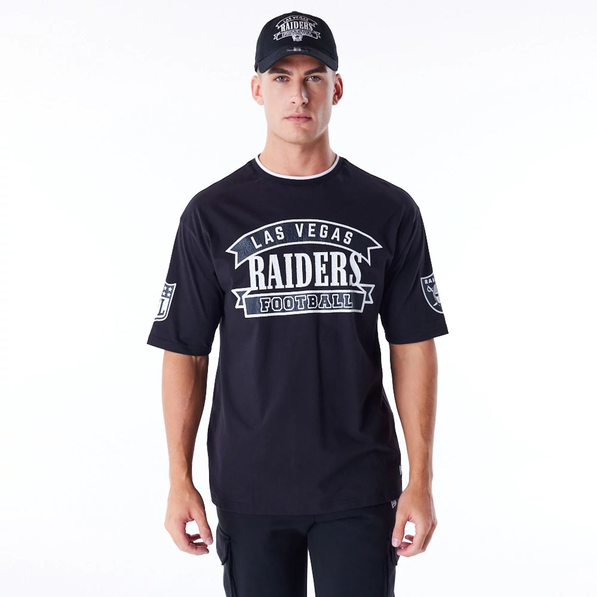 Las Vegas Raiders NFL Graphic T-Shirt Black – New Era Cap