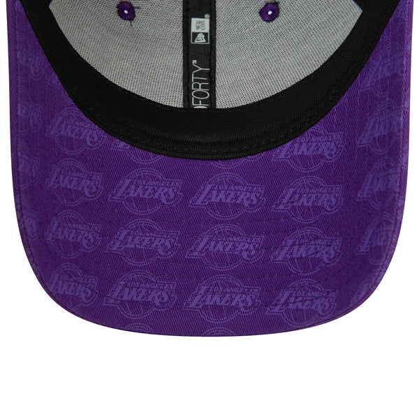 Los Angeles Lakers Team Monogram Purple 9FORTY Adjustable
