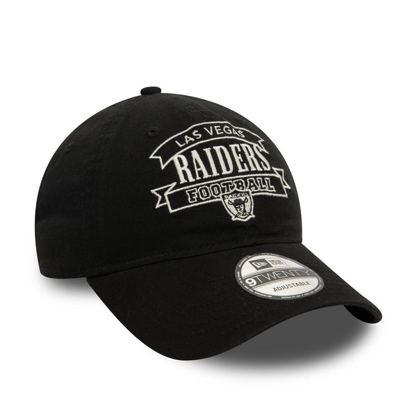 Las Vegas Raiders Retro NFL Black 9TWENTY Cloth Strap