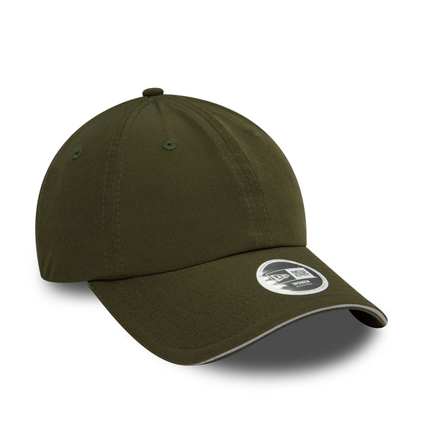 New Era Branded Green Ponytail Open Back Womens 9FORTY Adjustable