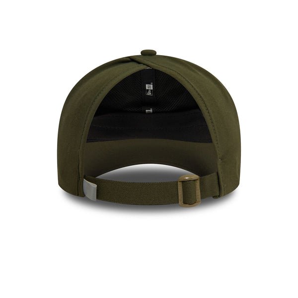 New Era Branded Green Ponytail Open Back Womens 9FORTY Adjustable