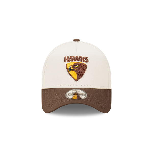 Hawthorn Hawks Chrome 2-Tone 9FORTY A-Frame Snapback