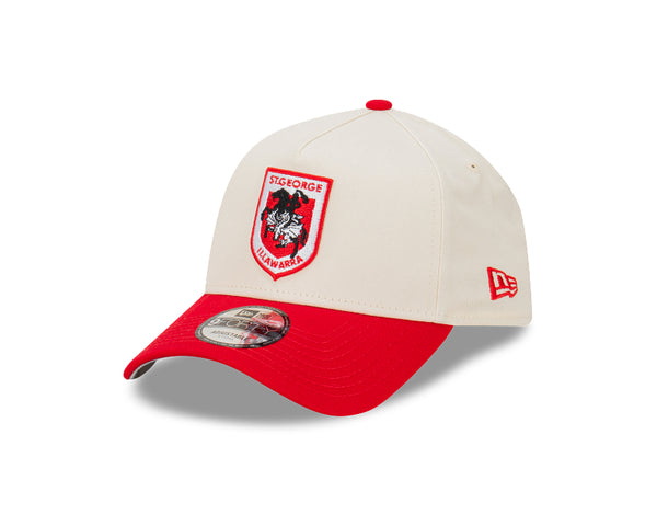 St George Illawarra Dragons Two-Tone Chrome White 9FORTY A-Frame Snapback