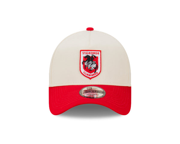 St George Illawarra Dragons Two-Tone Chrome White 9FORTY A-Frame Snapback