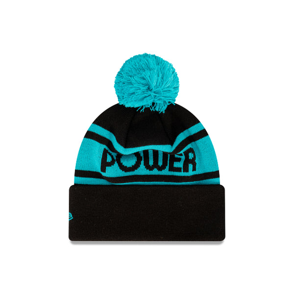 Port Adelaide Power Retro Logo Beanie with Pom