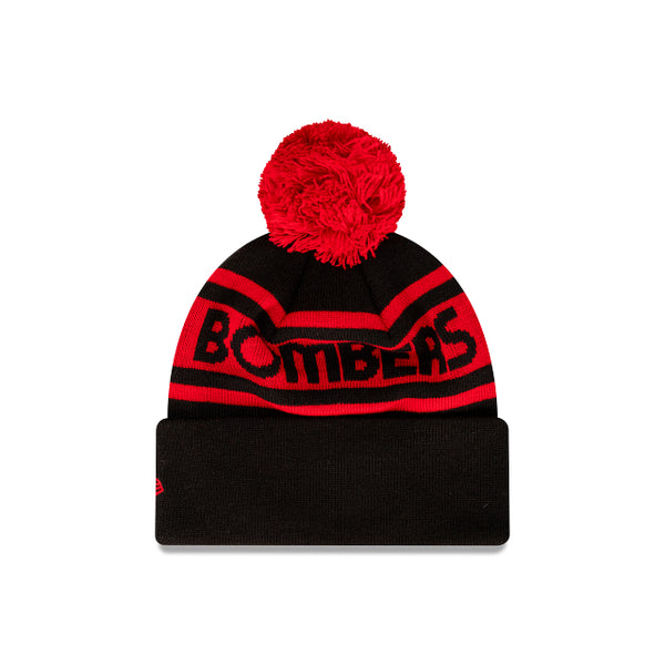 Essendon Bombers Retro Logo Beanie with Pom