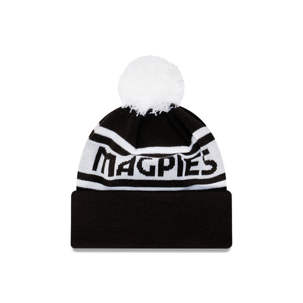 Collingwood Magpies Retro Logo Beanie with Pom