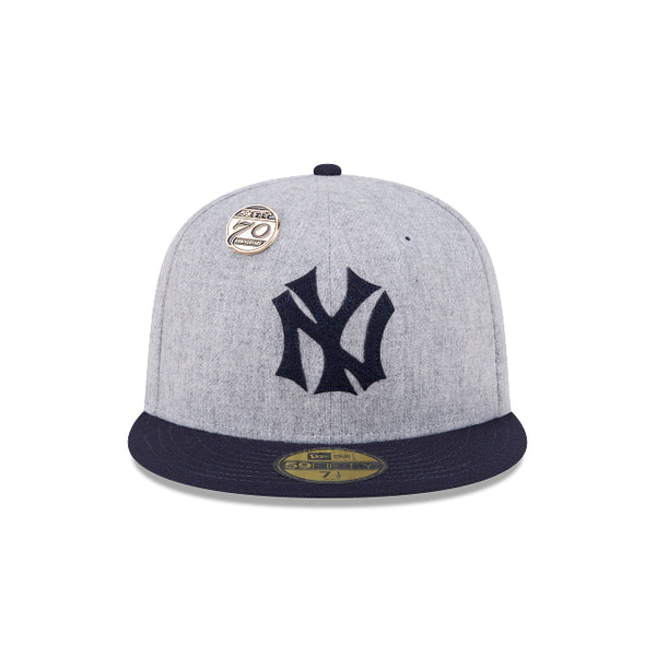 New York Yankees 59FIFTY Day Heathered Grey  Cooperstown Fitted