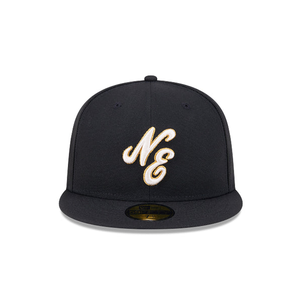 New Era 59FIFTY Day Black NE Logo 59FIFTY Fitted