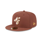 New Era 59FIFTY Day Brown NE Logo 59FIFTY Fitted