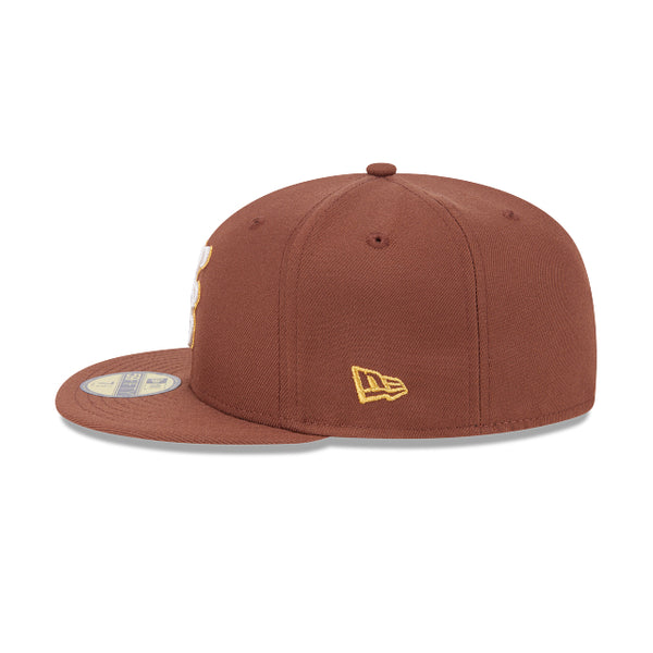 New Era 59FIFTY Day Brown NE Logo 59FIFTY Fitted