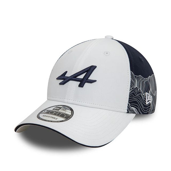Alpine F1 Esport Two-Tone White and Navy 9FORTY Cloth Strap