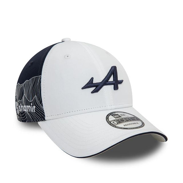 Alpine F1 Esport Two-Tone White and Navy 9FORTY Cloth Strap