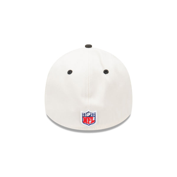 Las Vegas Raiders Two-Tone Chrome 39THIRTY Stretch Fit