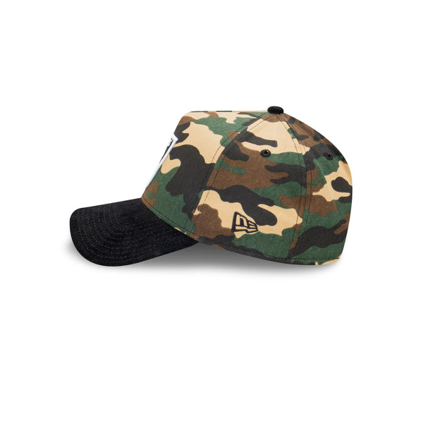 Las Vegas Raiders Camo Cord 9FORTY A-Frame Snapback