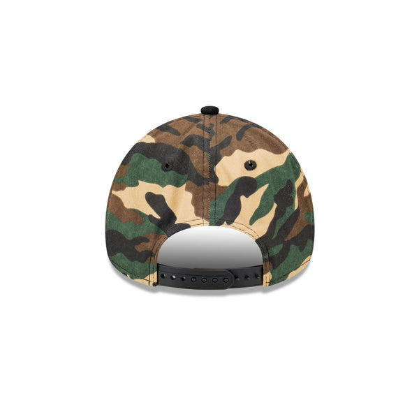 Las Vegas Raiders Camo Cord 9FORTY A-Frame Snapback