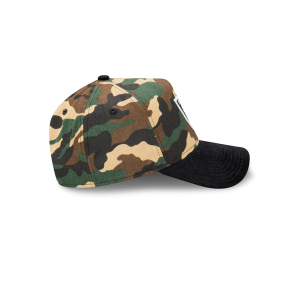 Las Vegas Raiders Camo Cord 9FORTY A-Frame Snapback