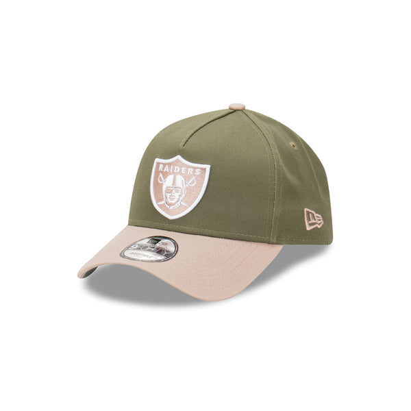 Las Vegas Raiders Vintage Olive 9FORTY A-Frame Snapback