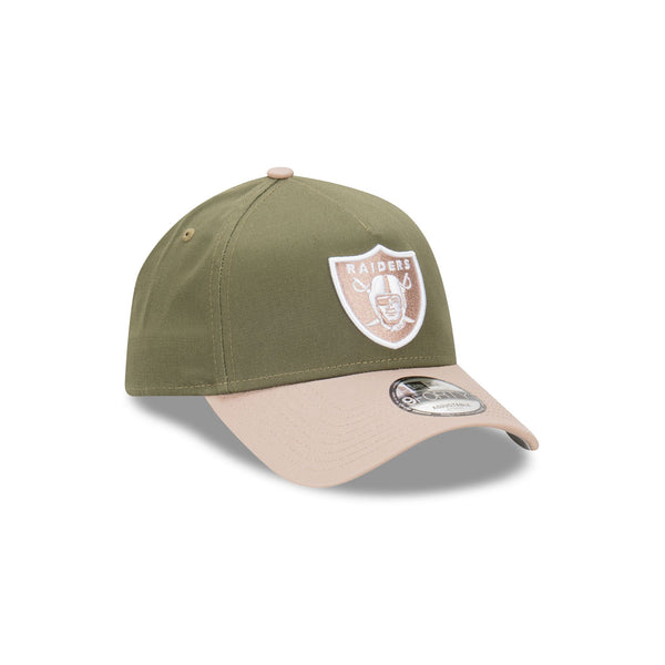 Las Vegas Raiders Vintage Olive 9FORTY A-Frame Snapback
