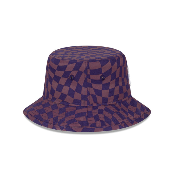 New York Yankees Warp Check Purple Dusk Bucket