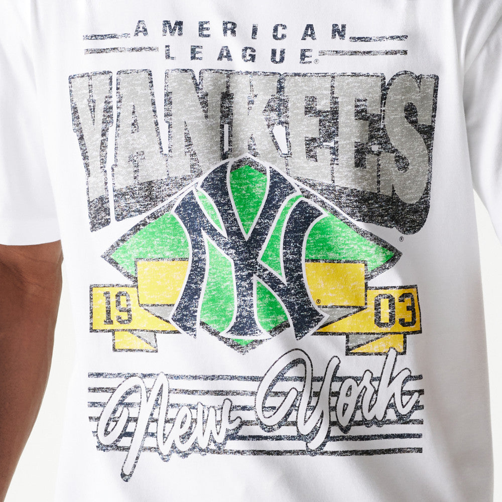 White yankees t shirt cheap