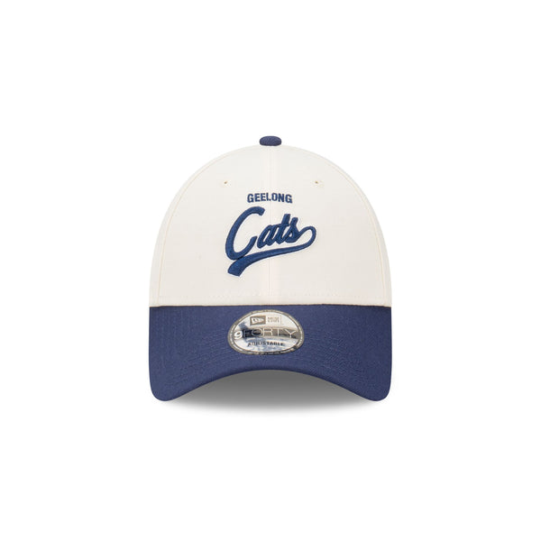 Geelong Cats AFL Supporter Two-Tone Script 9FORTY Snapback