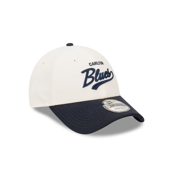 Carlton Blues AFL Supporter Two-Tone Script 9FORTY Snapback