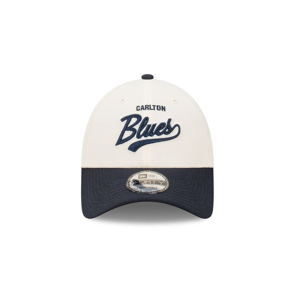 Carlton Blues AFL Supporter Two-Tone Script 9FORTY Snapback
