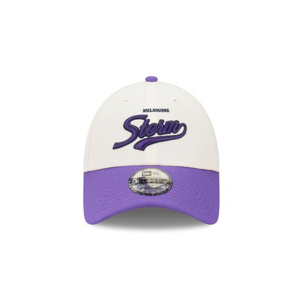 Melbourne Storm NRL Supporter Two-Tone Script 9FORTY Snapback