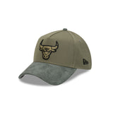 Chicago Bulls Olive Premium 39THIRTY A-Frame™ Stretch Fit
