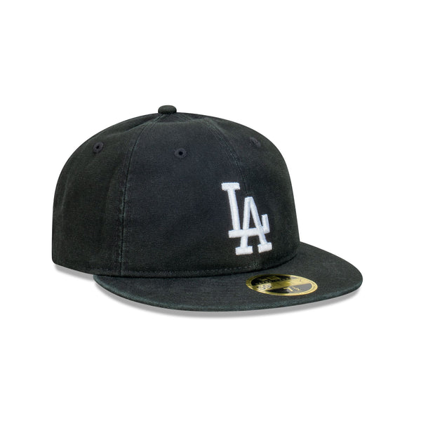 Los Angeles Dodgers Worn Black 59FIFTY Retro Crown