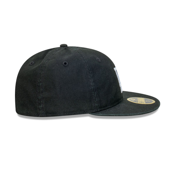 Los Angeles Dodgers Worn Black 59FIFTY Retro Crown