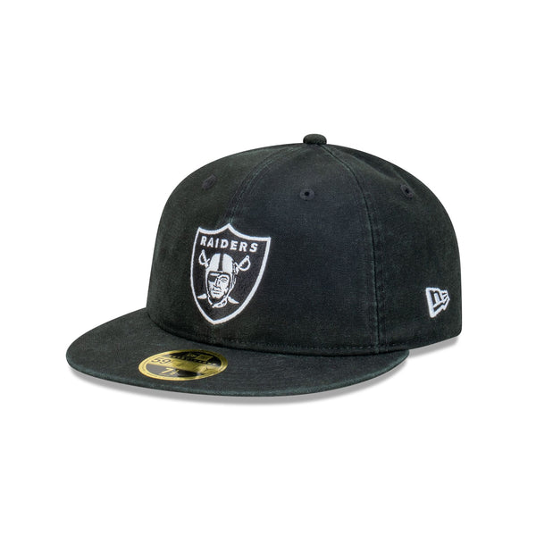 Las Vegas Raiders Worn Black 59FIFTY Retro Crown