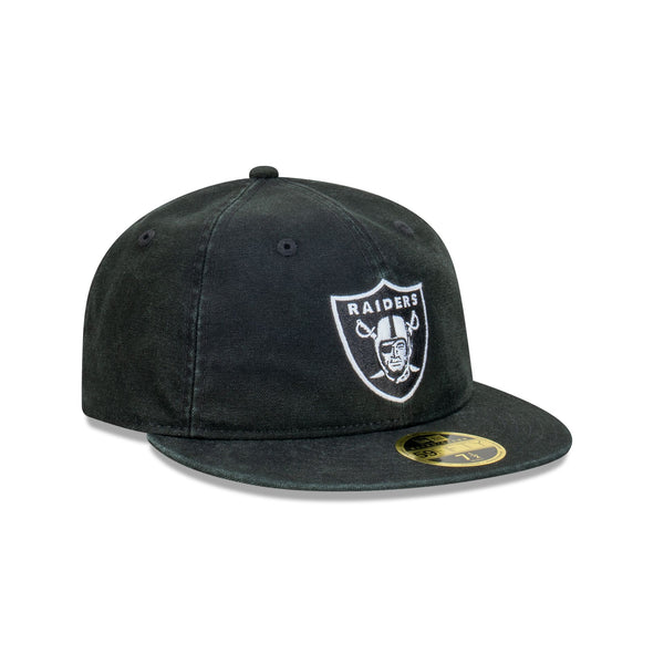 Las Vegas Raiders Worn Black 59FIFTY Retro Crown