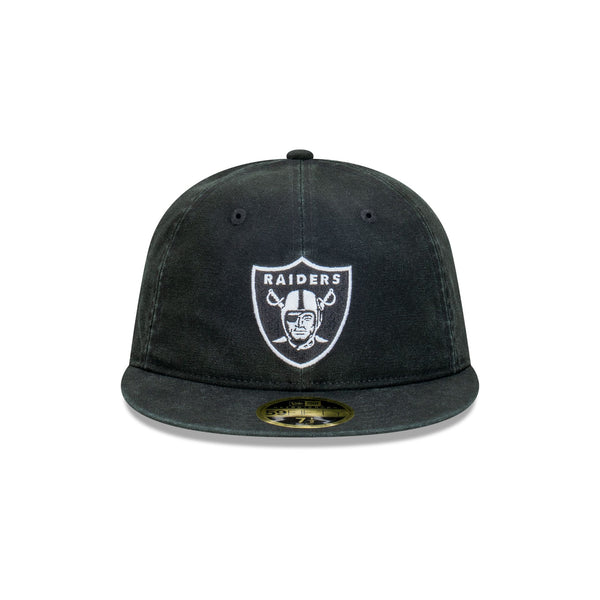 Las Vegas Raiders Worn Black 59FIFTY Retro Crown