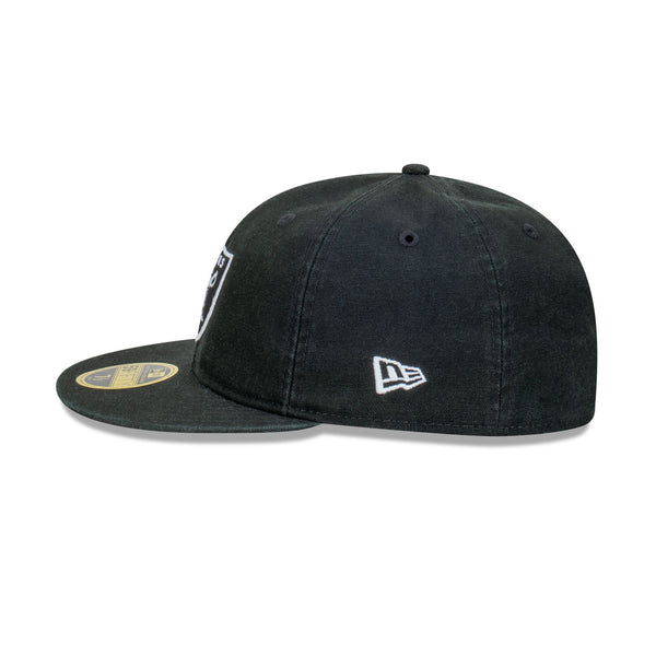 Las Vegas Raiders Worn Black 59FIFTY Retro Crown