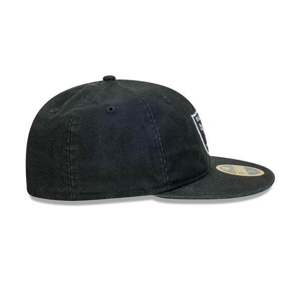 Las Vegas Raiders Worn Black 59FIFTY Retro Crown