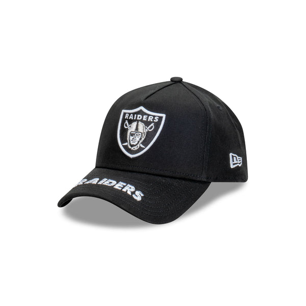 Las Vegas Raiders Team Visor Wordmark 9FORTY A-Frame Snapback