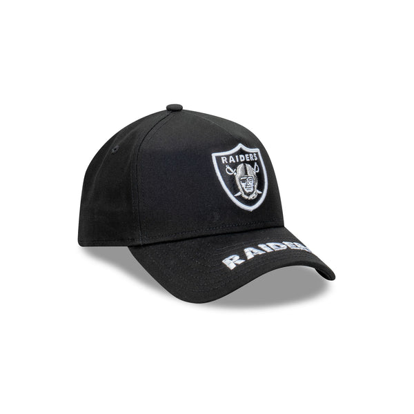 Las Vegas Raiders Team Visor Wordmark 9FORTY A-Frame Snapback