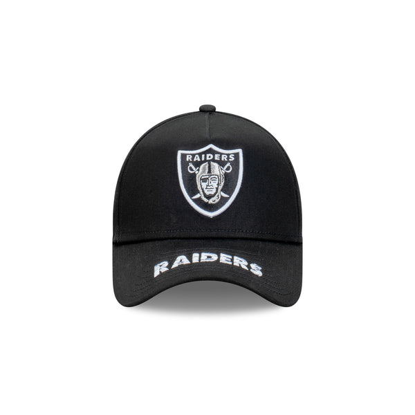 Las Vegas Raiders Team Visor Wordmark 9FORTY A-Frame Snapback