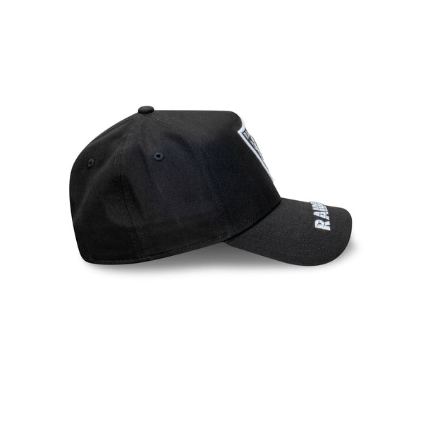Las Vegas Raiders Team Visor Wordmark 9FORTY A-Frame Snapback