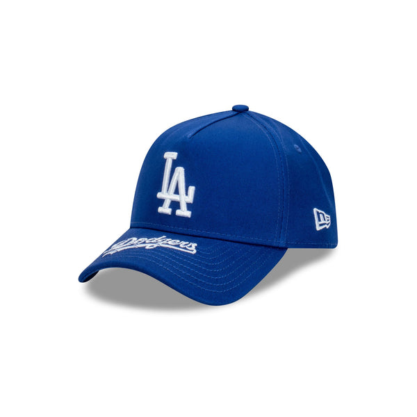 Los Angeles Dodgers Team Visor Wordmark 9FORTY A-Frame Snapback