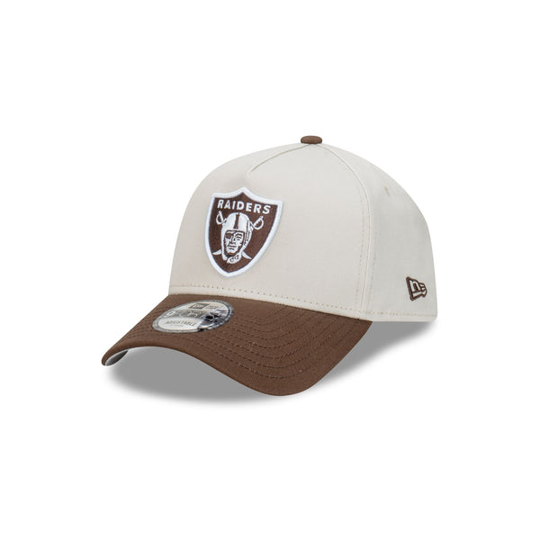 Las Vegas Raiders Vintage Stone Walnut 9FORTY A-Frame Snapback