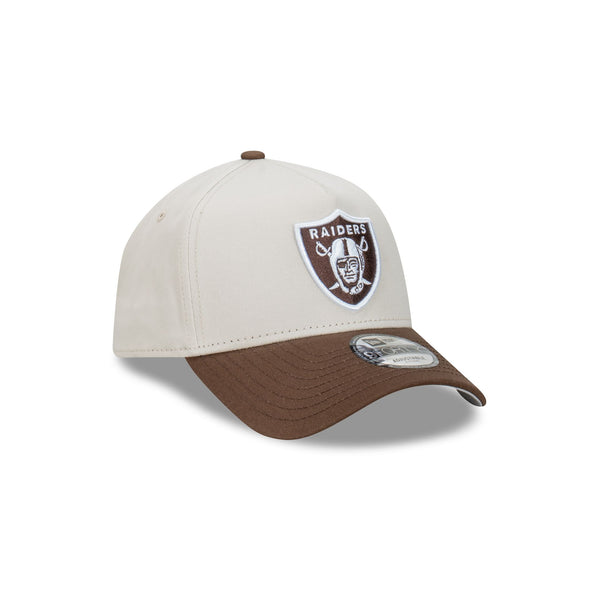Las Vegas Raiders Vintage Stone Walnut 9FORTY A-Frame Snapback