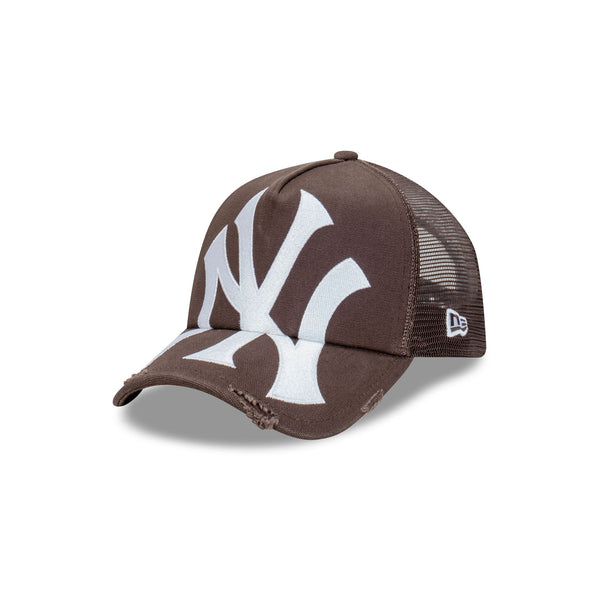 New era mlb distressed trucker new york yankees clearance
