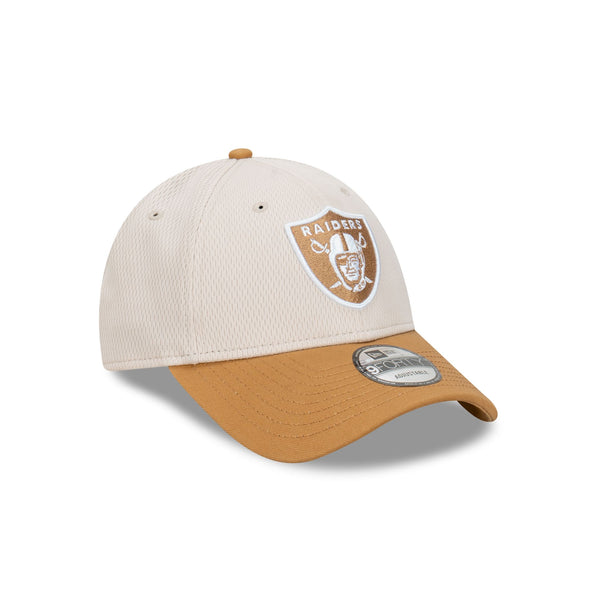 Las Vegas Raiders Dashmark Wheat Two-Tone 9FORTY Cloth Strap