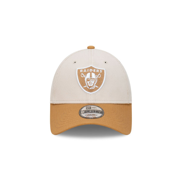 Las Vegas Raiders Dashmark Wheat Two-Tone 9FORTY Cloth Strap