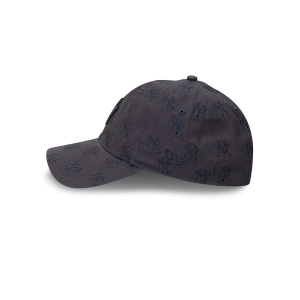 New York Yankees  Faded Black Tonal Monogram Casual Classic