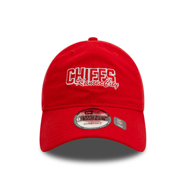 Kansas City Chiefs NFL Block Script 9TWENTY Cloth Strap