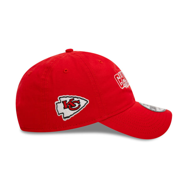 Kansas City Chiefs NFL Block Script 9TWENTY Cloth Strap